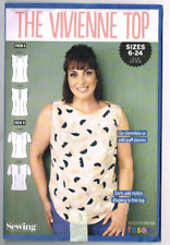Vivienne Top Pattern Sizes 6 - 24 Simply Sewing TESEW UK Sleeve Options Darts UN picture