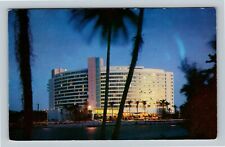 Miami Beach FL, Fontainebleau Hotel, Florida Vintage Postcard picture