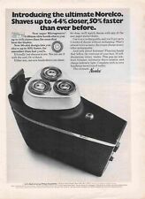 Norelco Microgroove Shaver 1970'S Print Advertisement picture