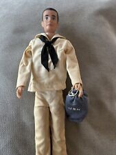 Vintage United States Navy Sailor Ken Doll Barbie Dated 1960 Toy Figure Rare Bag picture