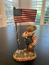 Boyds Bears The Bearstone Collection: Sammy Bearmerican I Pledge Allegiance 2001 picture