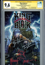 King in Black #2 (2021) Marvel CGC 9.6 Signed by Stegman, Zeck, Kirkham & Cates picture