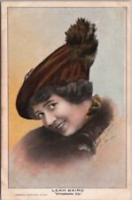 Vintage 1920s LEAH BAIRD Silent Film Actress Postcard 
