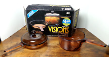 NEW Vintage 3-Piece Starter Set VISIONS Rangetop Cookware Corning V-250 1986 USA picture
