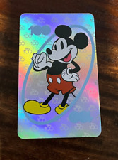 RARE MICKEY MOUSE Disney 100 Years Uno Card Foil Holo picture