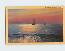 Postcard Twilight on Atlantic Ocean picture