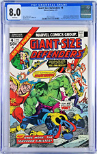Giant-Size Defenders #4 CGC 8.0 (Apr 1975, Marvel) Gil Kane, Squadron Sinister picture