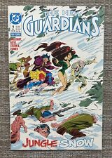 THE NEW GUARDIANS # 2, 1st Appearance Of Snowflame Cocaine Powered Villain, 1988 picture