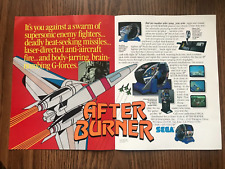 After Burner Arcade Game Sales Flyer by Sega ( NEW Original Old Stock ) picture