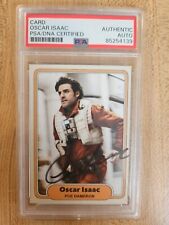 Oscar Isaac Custom Signed Card - Played Poe Dameron In Star Wars - PSA/DNA picture