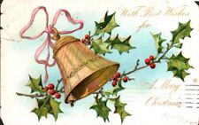 Postcard, With Best Wishes For A Merry Christmas, Posted picture