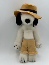 RARE Vintage Peanuts Plush SPIKE (Snoopy’s Brother) 1975 w/ Brown Hat and Shorts picture