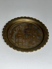 Lovely Vintage Indian Brass Tray picture
