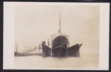 BREMEN FLOATING DRY DOCK NORTH GERMAN LLOYD REAL PHOTO RPPC POSTCARD * OFFERS * picture