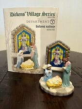 Dept 56 Dickens Village DICKENS NATIVITY 4030700 NEW IN BOX 2 & 1/4 “ picture