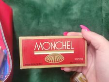 vintage MONCHEL Bath size pearl white face and body bar 1982 NOS Advertising picture