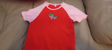 Sugar Thrillz Pink And Red Strawberry T-Shirt Size Medium picture