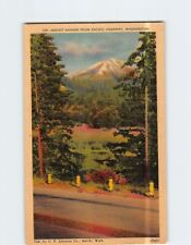 Postcard Mount Rainier From Pacific Highway Washington USA picture