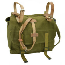 Genuine Romanian Army Shoulder Bag Pack Haversack Military Olive Canvas Retro picture