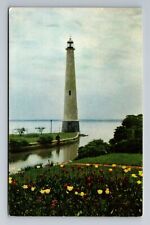 Celina OH-Ohio, Lighthouse at Grand Lake, Antique Vintage Souvenir Postcard picture