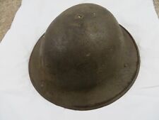 Original WWI British Mark1 Brodie Helmet w/ Partial Liner  HS 85 picture