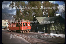 R DUPLICATE SLIDE - Pacific Electric PE 999 Trolley Electric Sierra Madre 1949 picture