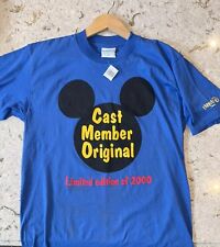 Vintage 90s Disney Cast Member Original Shirt LE2000 New With Tags Double Sided picture