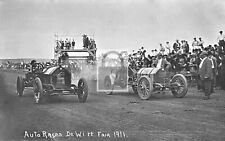 Auto Race DeWitt Fair Farmer City Illinois IL Reprint Postcard picture