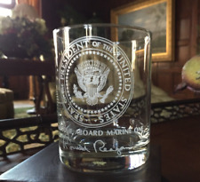 PRESIDENT RONALD REAGAN -'MARINE ONE' HMX-1 VIP TUMBLER- WHITE HOUSE-ISSUE picture