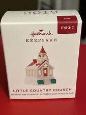 2019 Hallmark Little Country Church Miniature Magic Lights Up picture