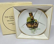 Norman Rockwell Four Seasons Miniature Plate Limited  