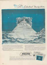 1944 Balanced Pacific Sheets Celestial Navigation Boy Father Overseas Print Ad picture
