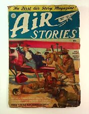 Air Stories Pulp Dec 1937 Vol. 5 #10A GD- 1.8 Low Grade picture