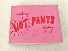 Vintage 1950s Nautical Hot Pants Notes Stationary picture