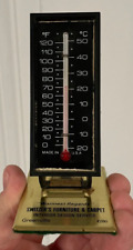 Vintage Switzer's Furniture & Carpet Desk Thermometer Greenville MO Collectible picture