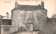 Vtg Postcard St-Pierre Gate Chateau Thierry, France Unposted DB picture