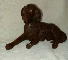 Vintage Red Mill Mfg. Irish Setter Dog Figurine Handcrafted Resin Sculpture  picture