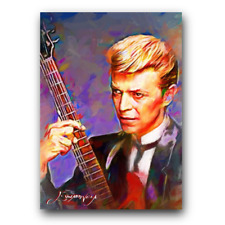 David Bowie #5 Art Card Limited 41/50 Edward Vela Signed (- -) picture