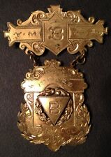 YMCA Gold-Plated 1st Place medal:  Rope Climb   DATED Nov. 23, 1905 picture
