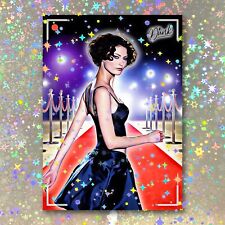 Shalom Harlow Holographic Photogenic Sketch Card Limited 1/5 Dr. Dunk Signed picture