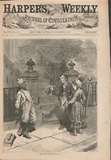 Antique Rare Harper's Weekly Cover 