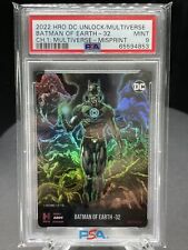 2022 DC Cards PSA 9 Mint Batman Of Earth 32 Misprint Error Physical Only picture