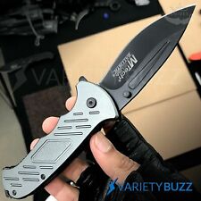 MTECH USA POLICE RESCUE TACTICAL POCKET KNIFE Spring Assisted Open Folding Blade picture