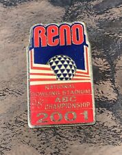 Reno National Bowling Stadium 98th ABC Championship Collectors Metal Lapel Pin picture