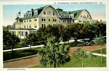 Vintage 1920s Postcard The Sunshine City Huntington Hotel St. Petersburg Florida picture