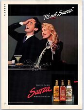 Sauza Tequila INSIST ON THE BEST 1986 Print Ad 8