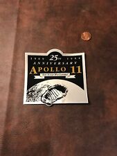 NASA STICKER vtg APOLLO 11 - 25th Anniversary THE EAGLE HAS LANDED - Footprint picture