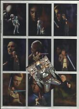 2002 Star Wars: Attack of the Clones (Topps) SILVER FOIL Set of 10 Cards (1-10) picture