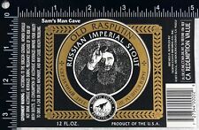 North Coast Old Rasputin Russian Imperial Stout Label - CALIFORNIA picture