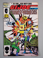 GI JOE AND THE TRANSFORMERS #1 See Photos Reader Copy Marvel 1986 picture